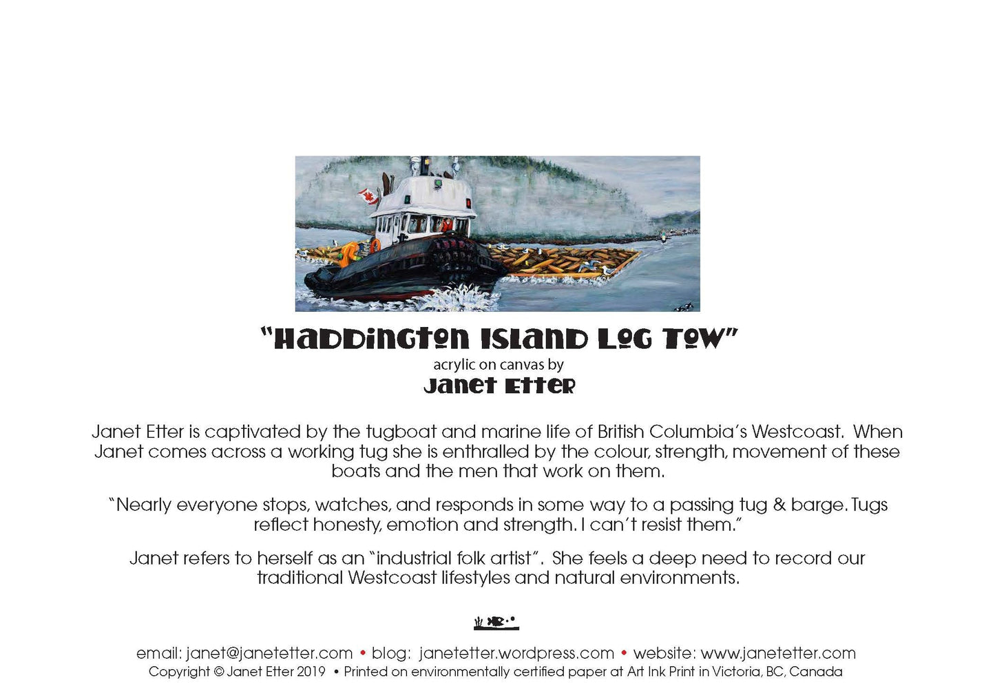 Haddington Island Log Tow